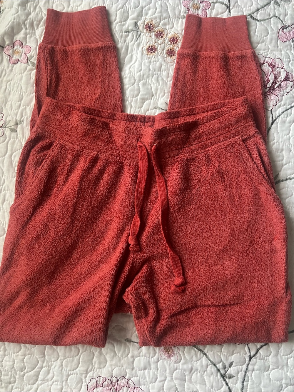 Cozy rust Victoria secret Jogger Bottoms